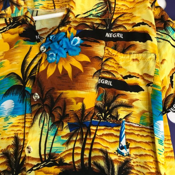 AKSHI MENS RAYON SHIRT SIZE L - Picture 3 of 7